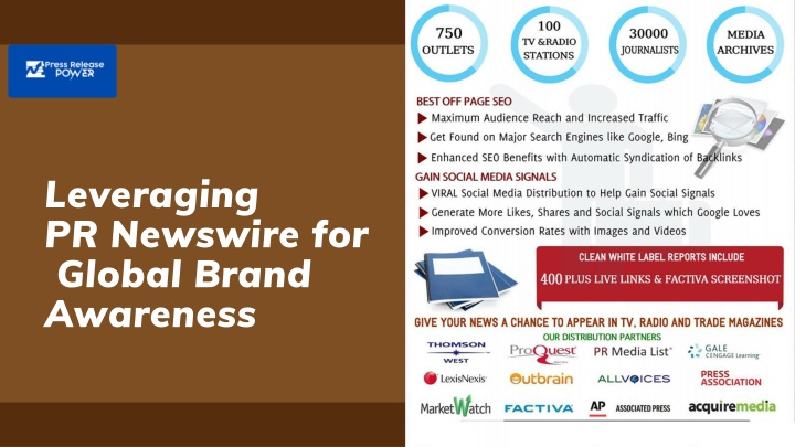 leveraging pr newswire for global brand awareness