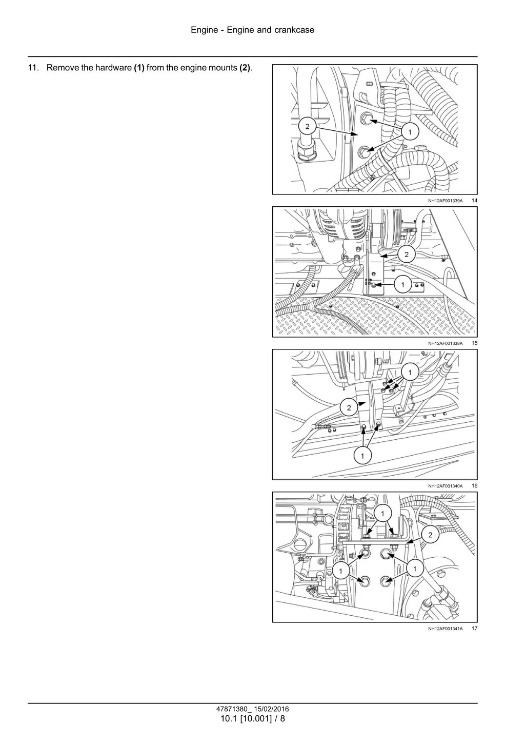 engine engine and crankcase 5