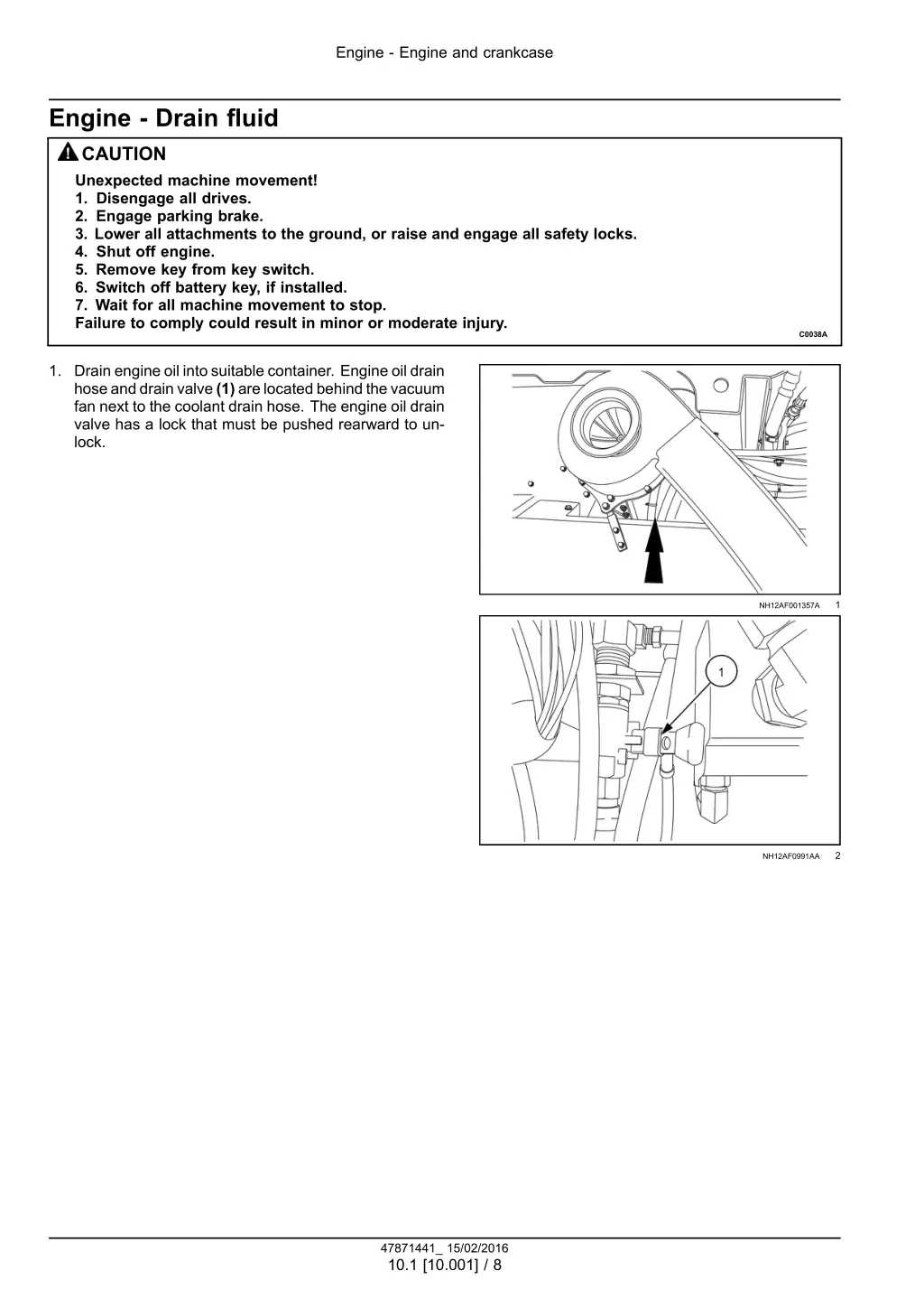 engine engine and crankcase 5