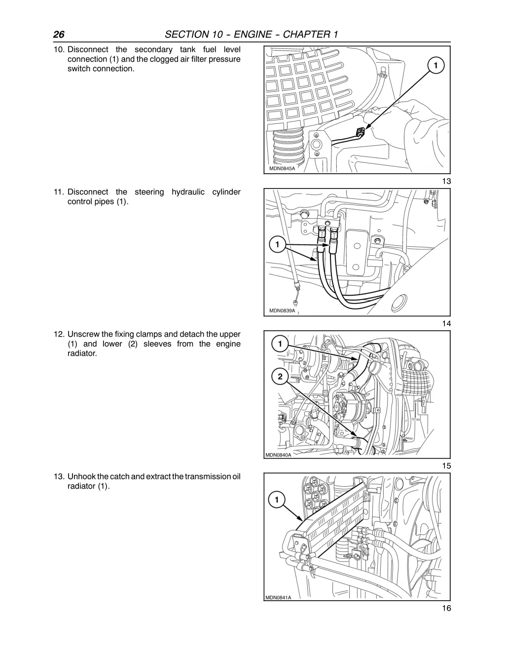 section 10 engine chapter 1 secondary tank fuel