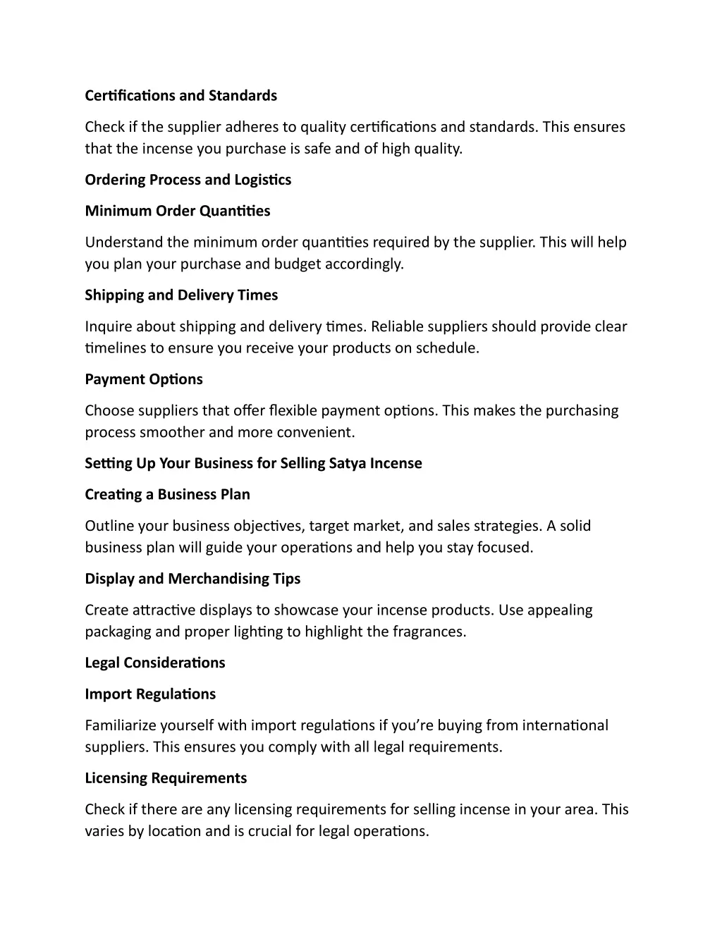 certifications and standards