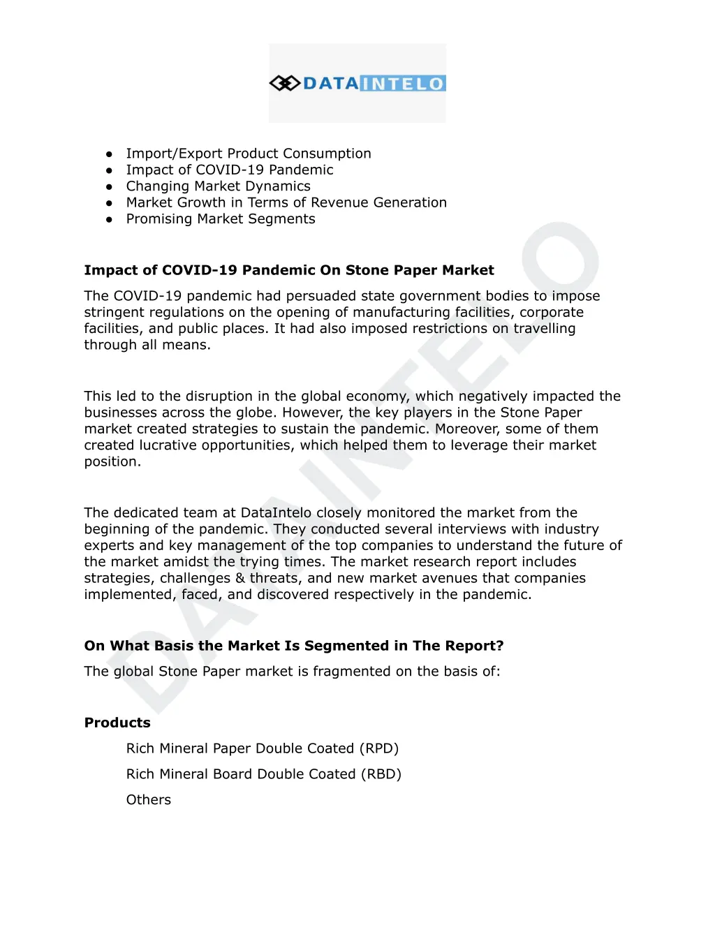 import export product consumption impact of covid