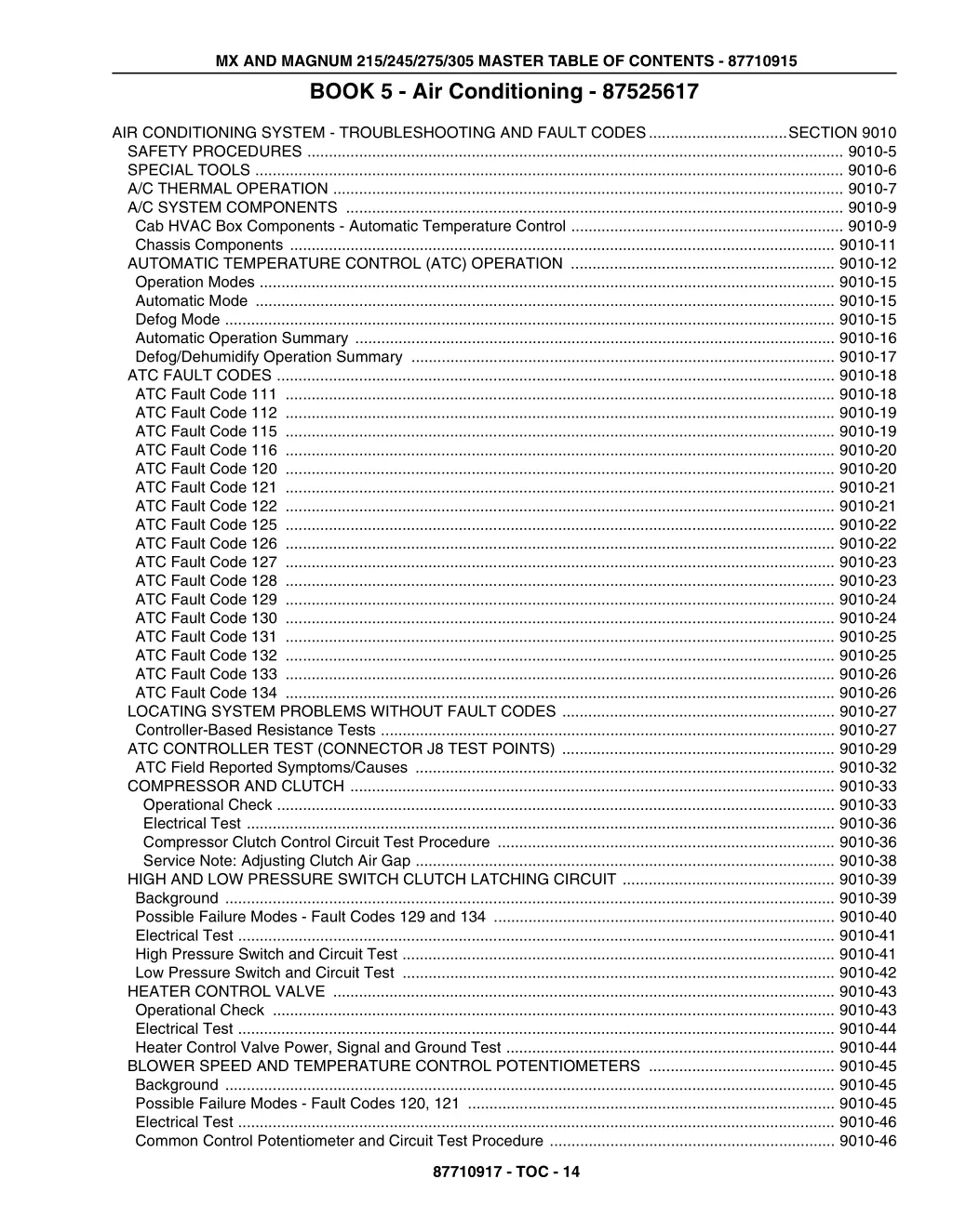 mx and magnum 215 245 275 305 master table 13