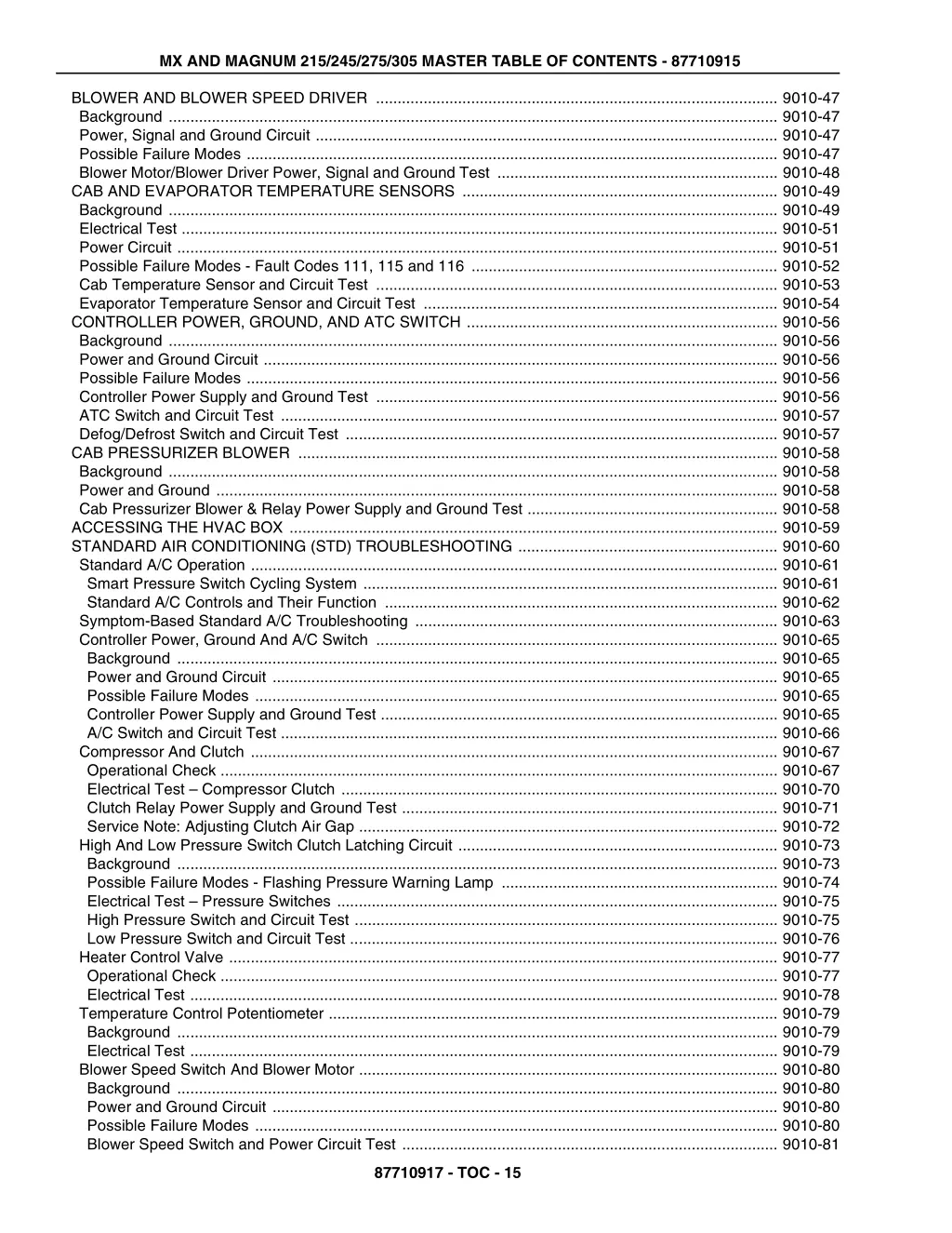 mx and magnum 215 245 275 305 master table 14