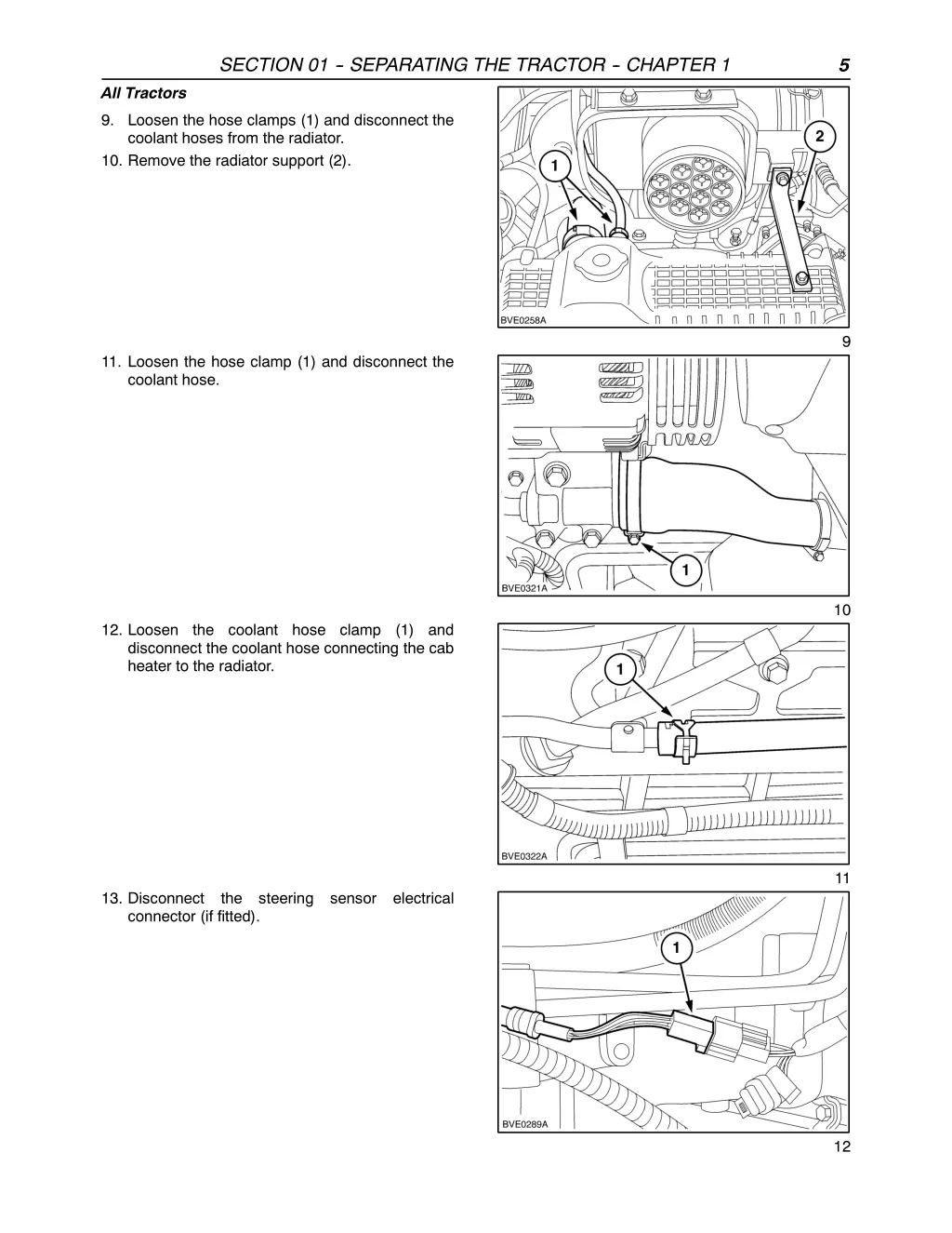 section 01 separating the tractor chapter 1 2