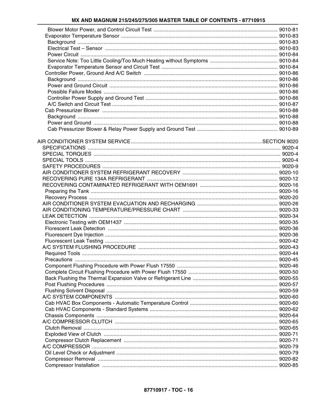 mx and magnum 215 245 275 305 master table 15