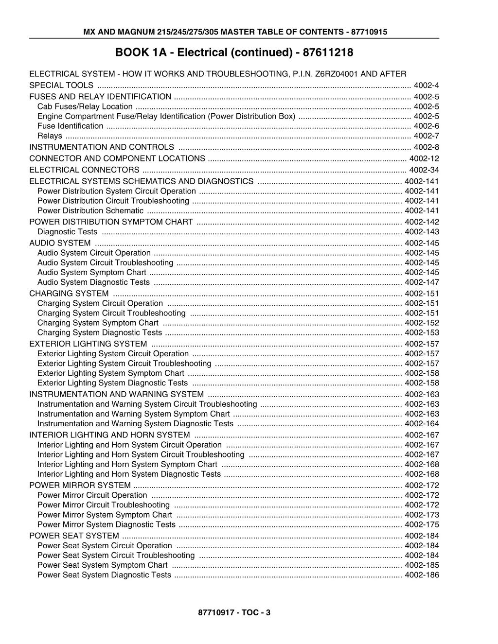 mx and magnum 215 245 275 305 master table 2