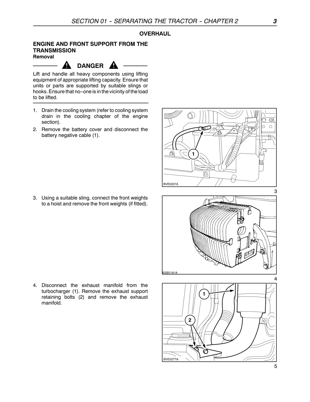 section 01 separating the tractor chapter 2 1