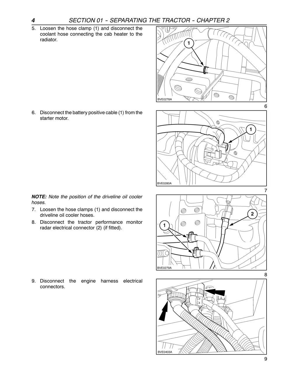 section 01 separating the tractor chapter 2 2