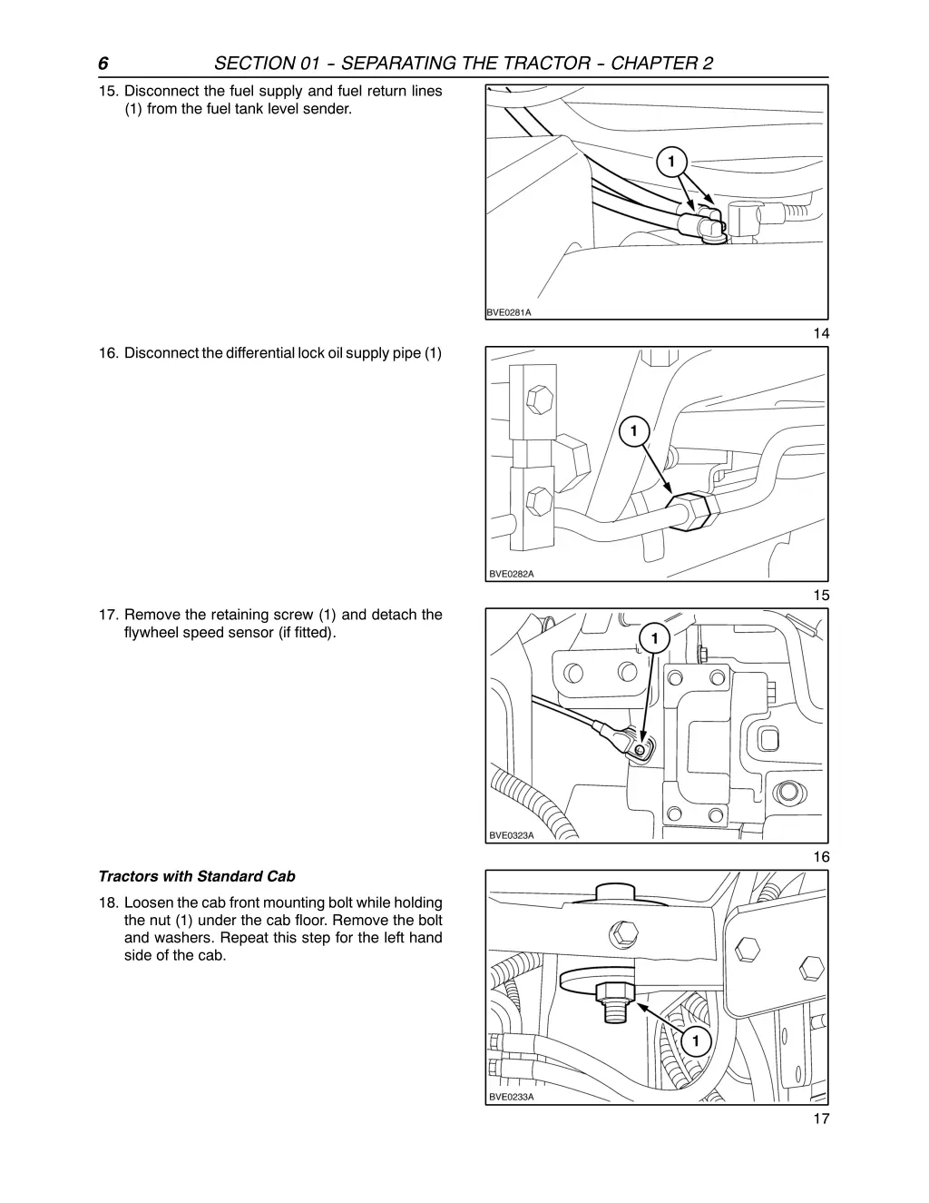 section 01 separating the tractor chapter 2 3