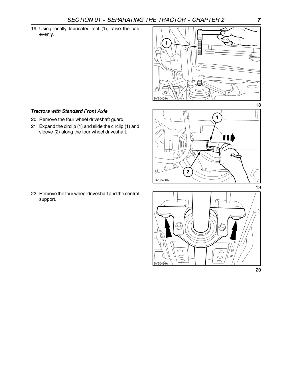 section 01 separating the tractor chapter 8