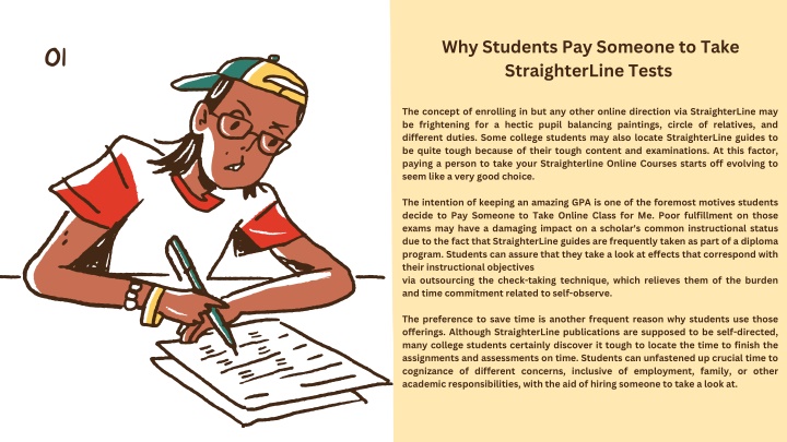 why students pay someone to take straighterline