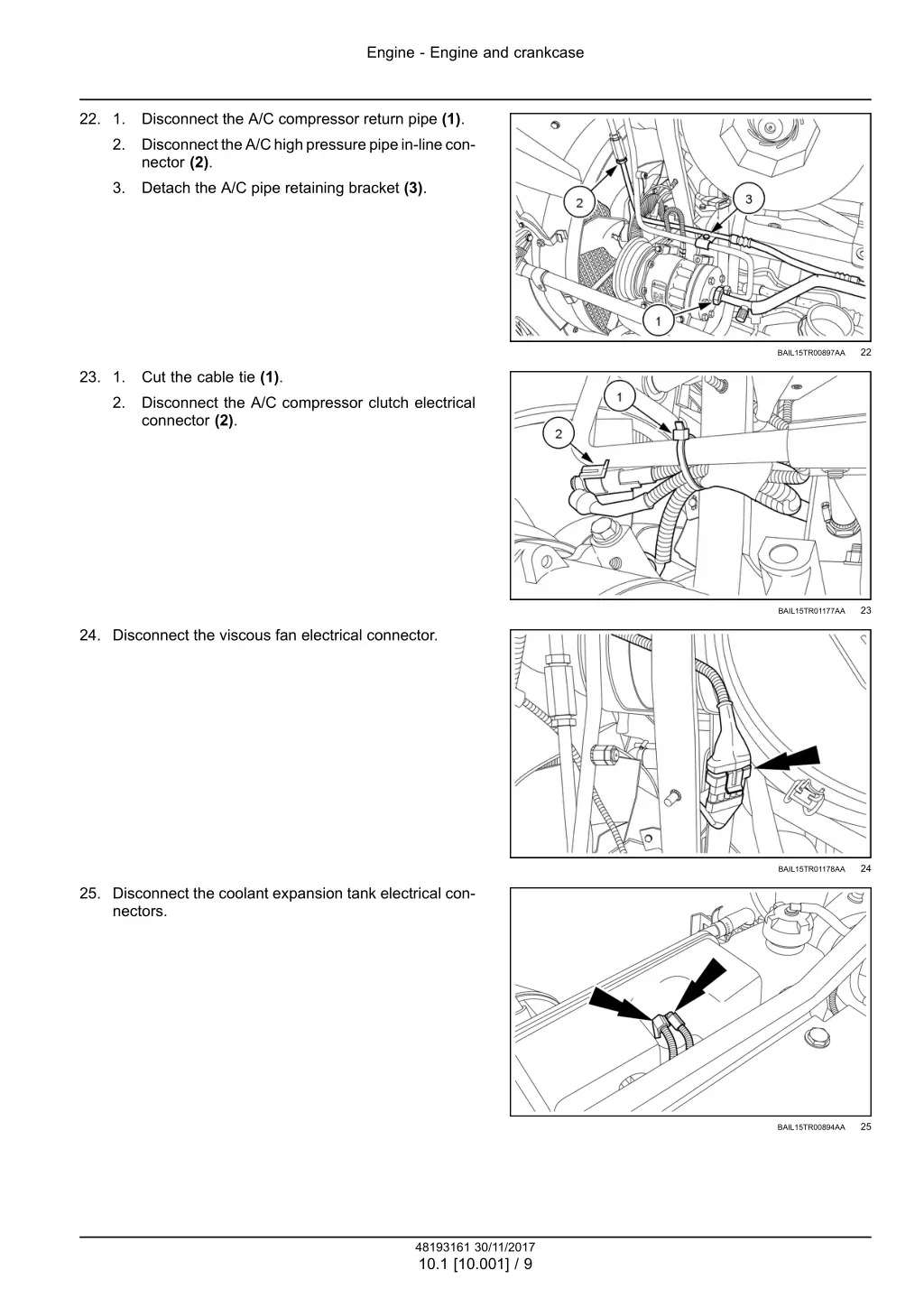 engine engine and crankcase 6