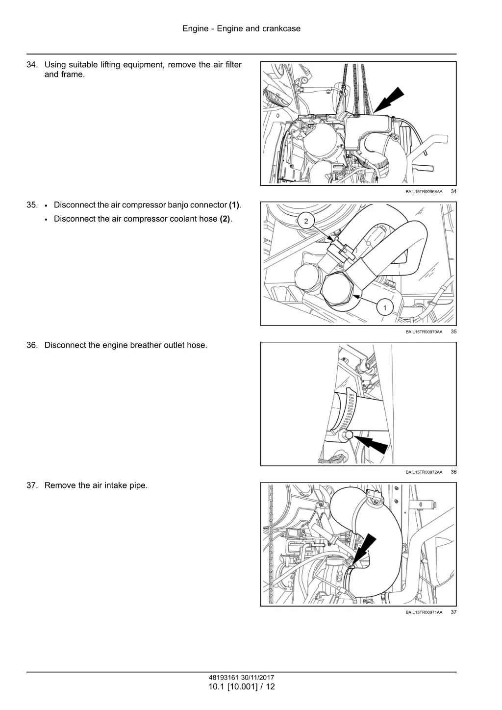 engine engine and crankcase 9