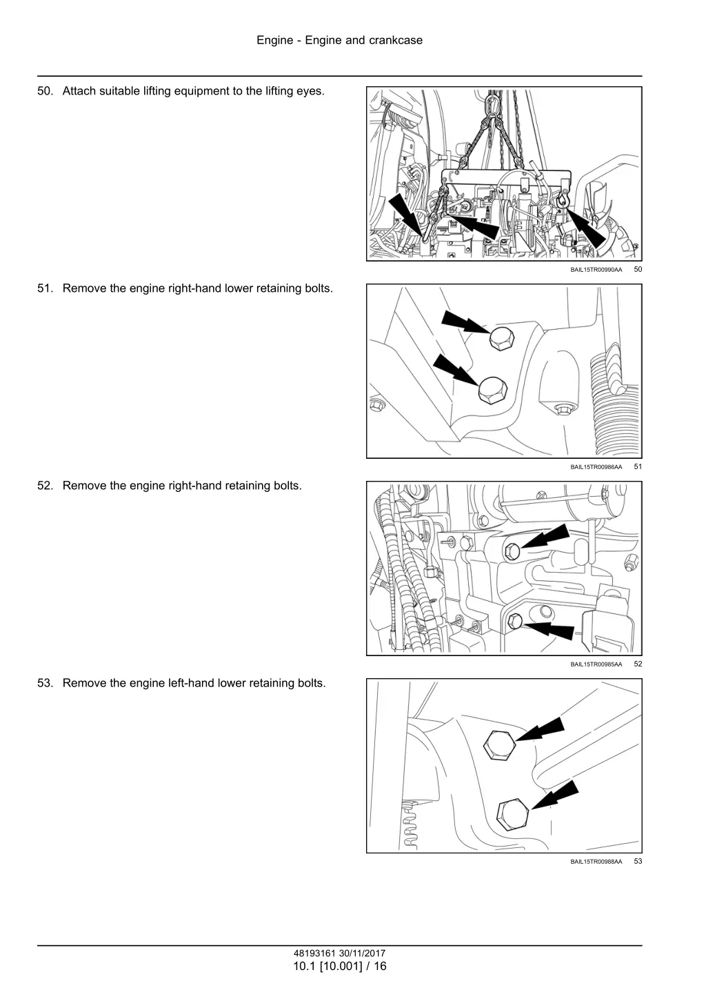 engine engine and crankcase 13