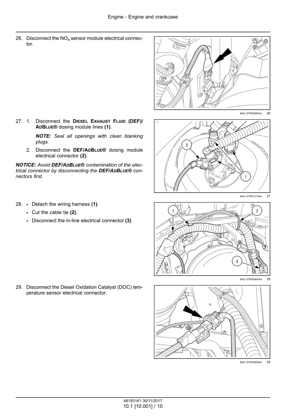 engine engine and crankcase 7