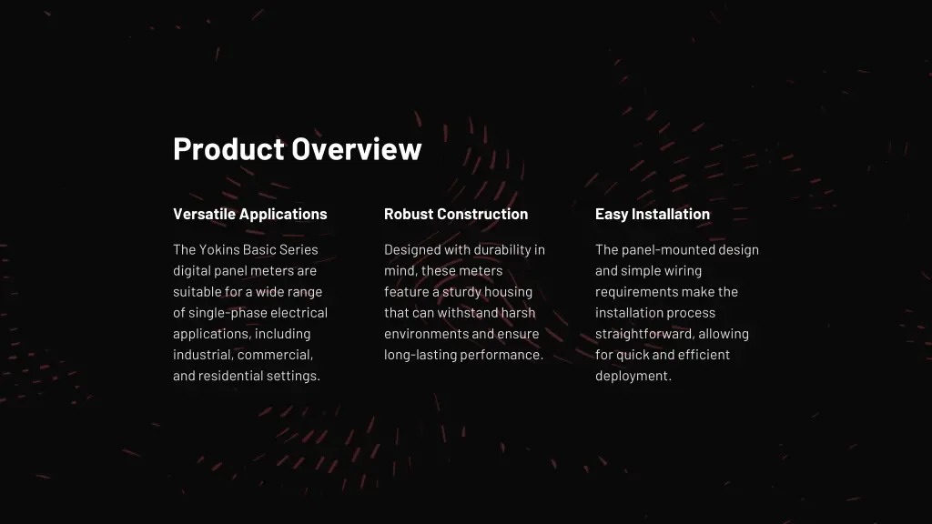 product overview