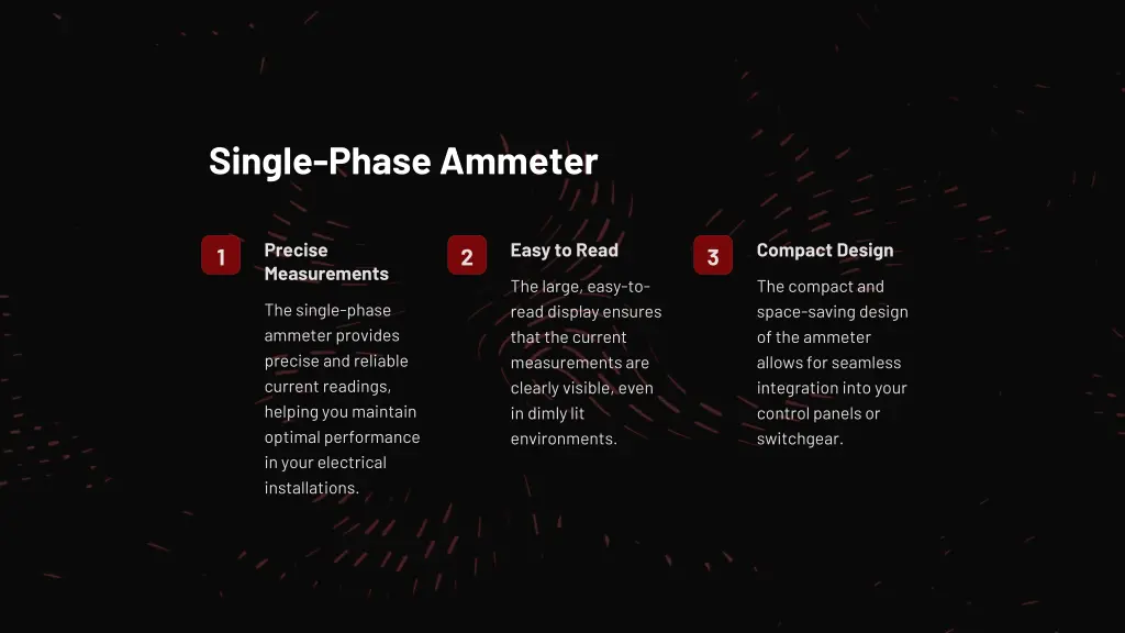 single phase ammeter