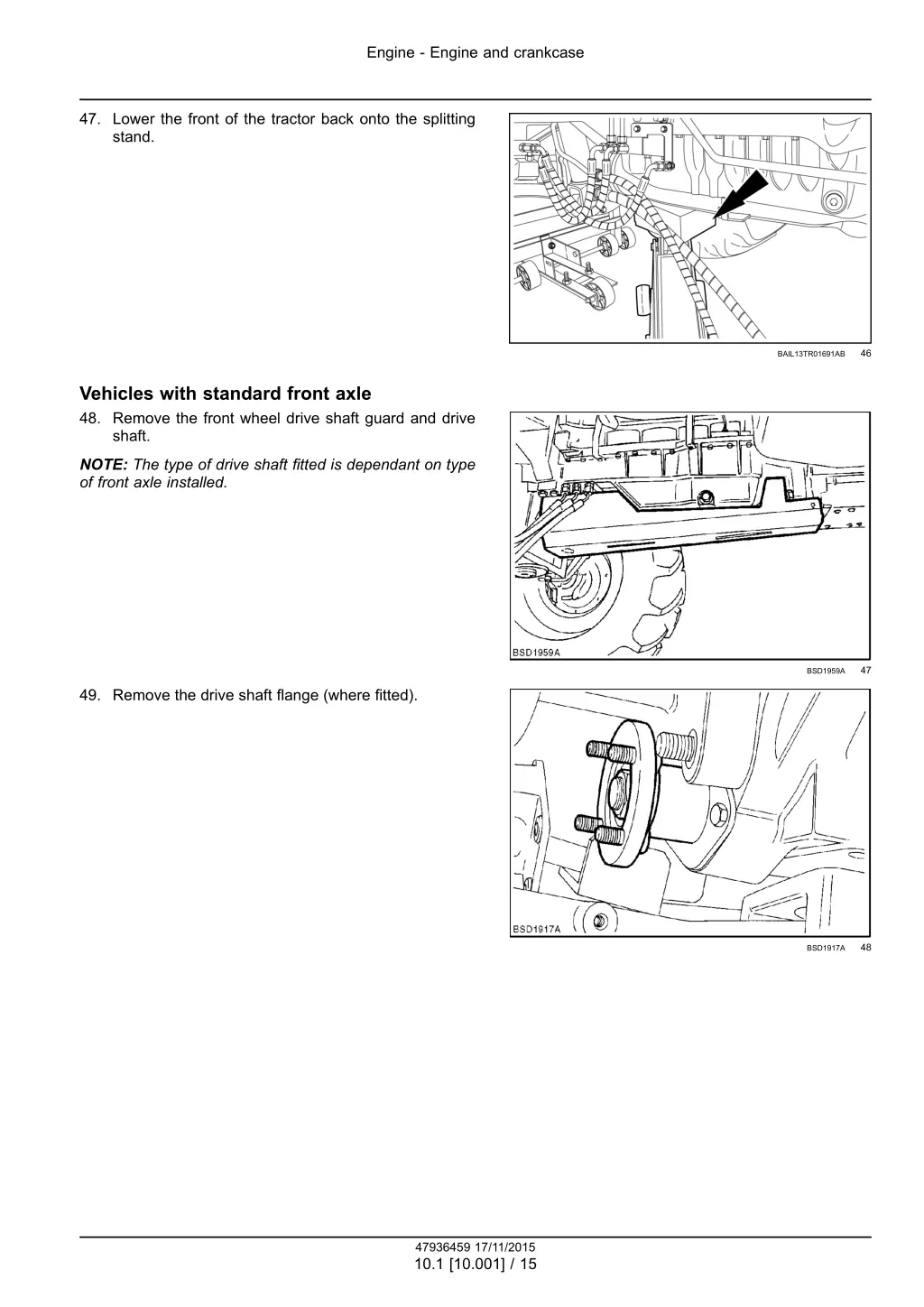 engine engine and crankcase 12