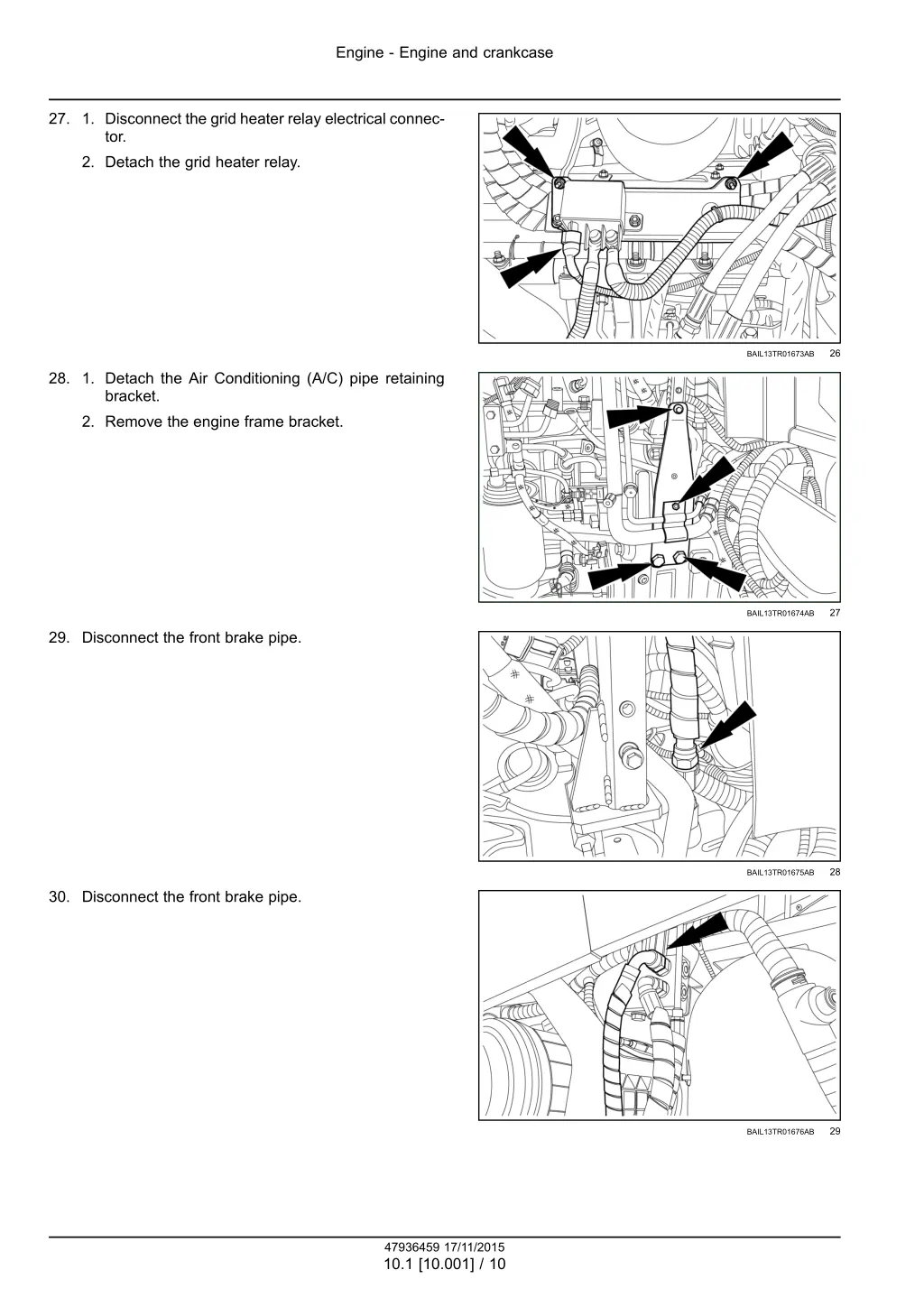 engine engine and crankcase 7