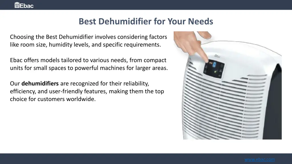 best dehumidifier for your needs