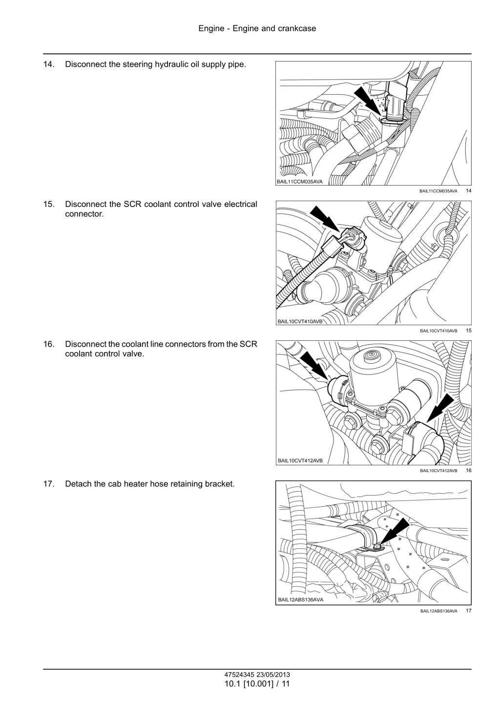 engine engine and crankcase 6