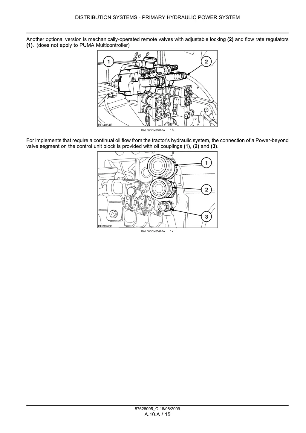 distribution systems primary hydraulic power 10