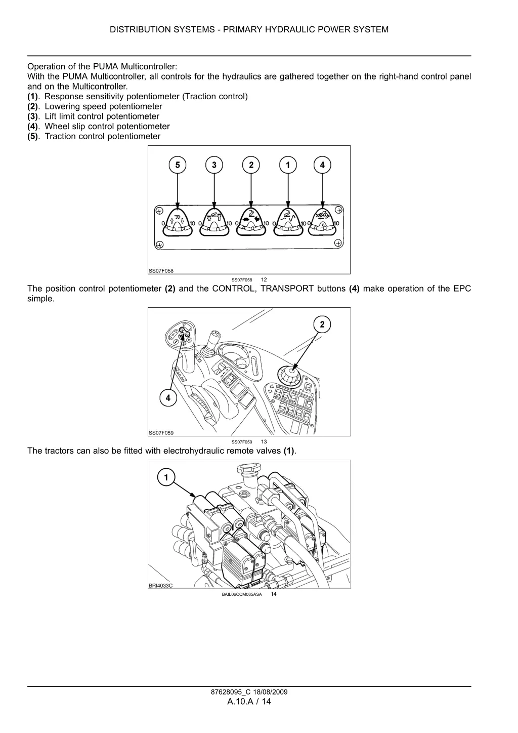 distribution systems primary hydraulic power 9