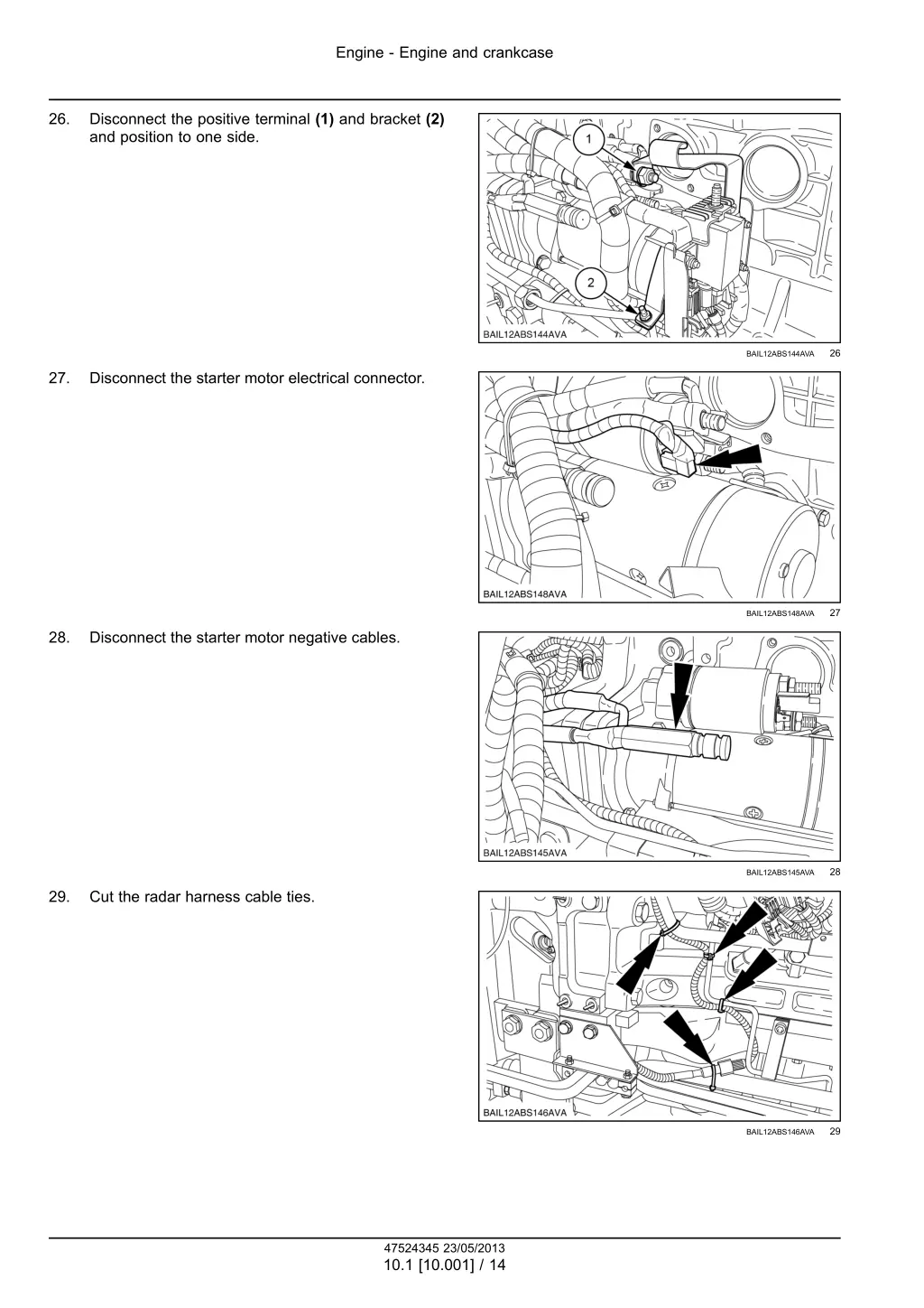 engine engine and crankcase 9