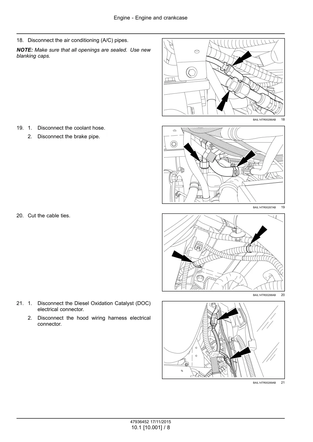 engine engine and crankcase 5