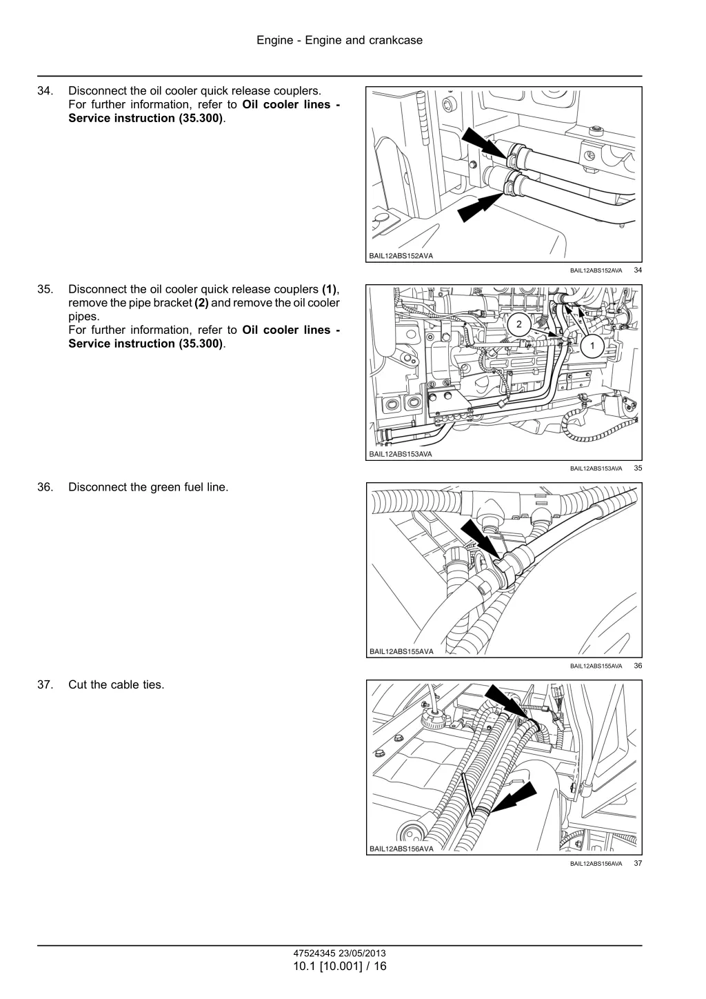 engine engine and crankcase 11