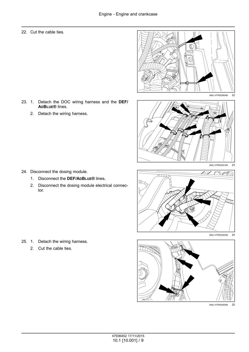 engine engine and crankcase 6