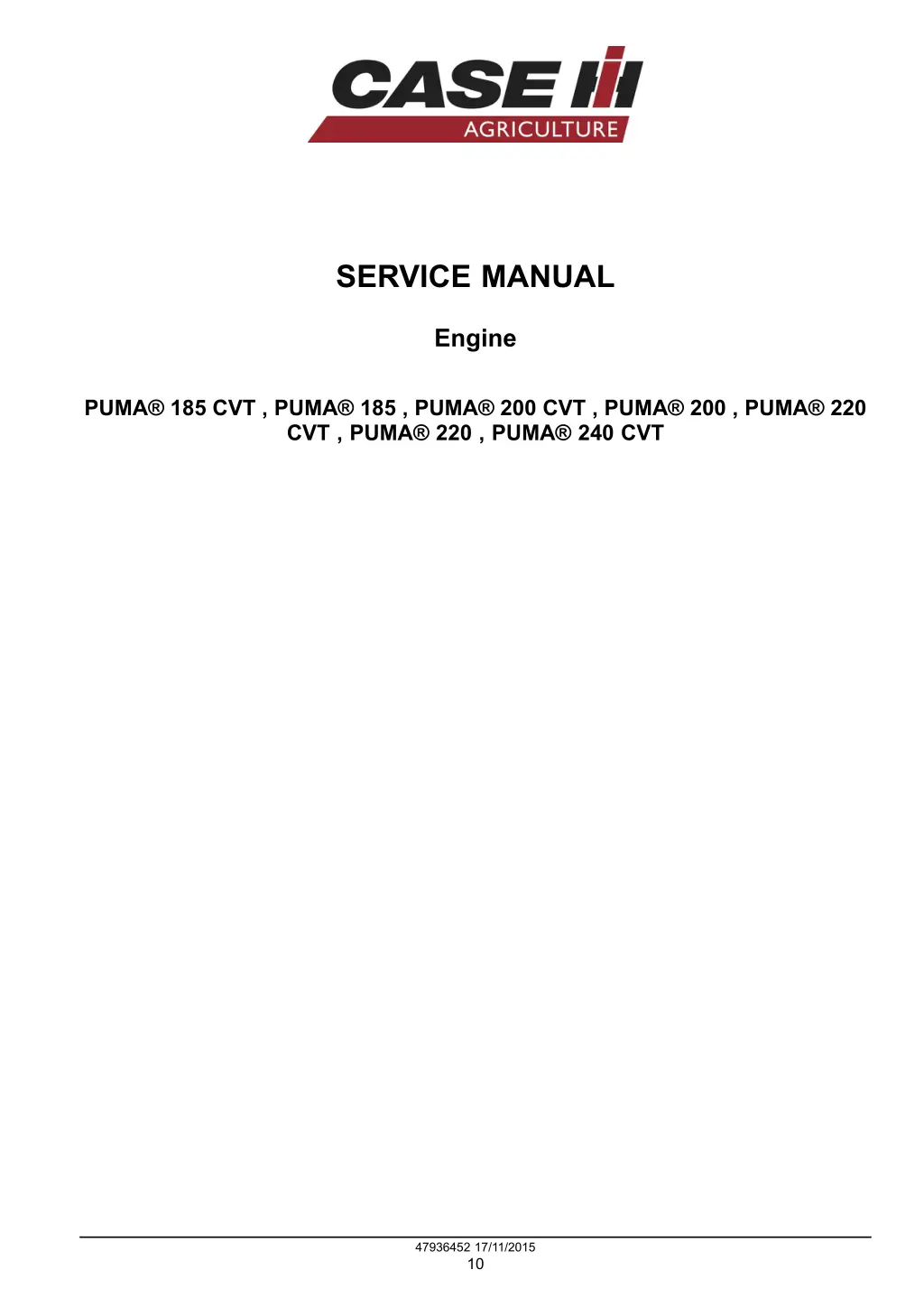 service manual 1