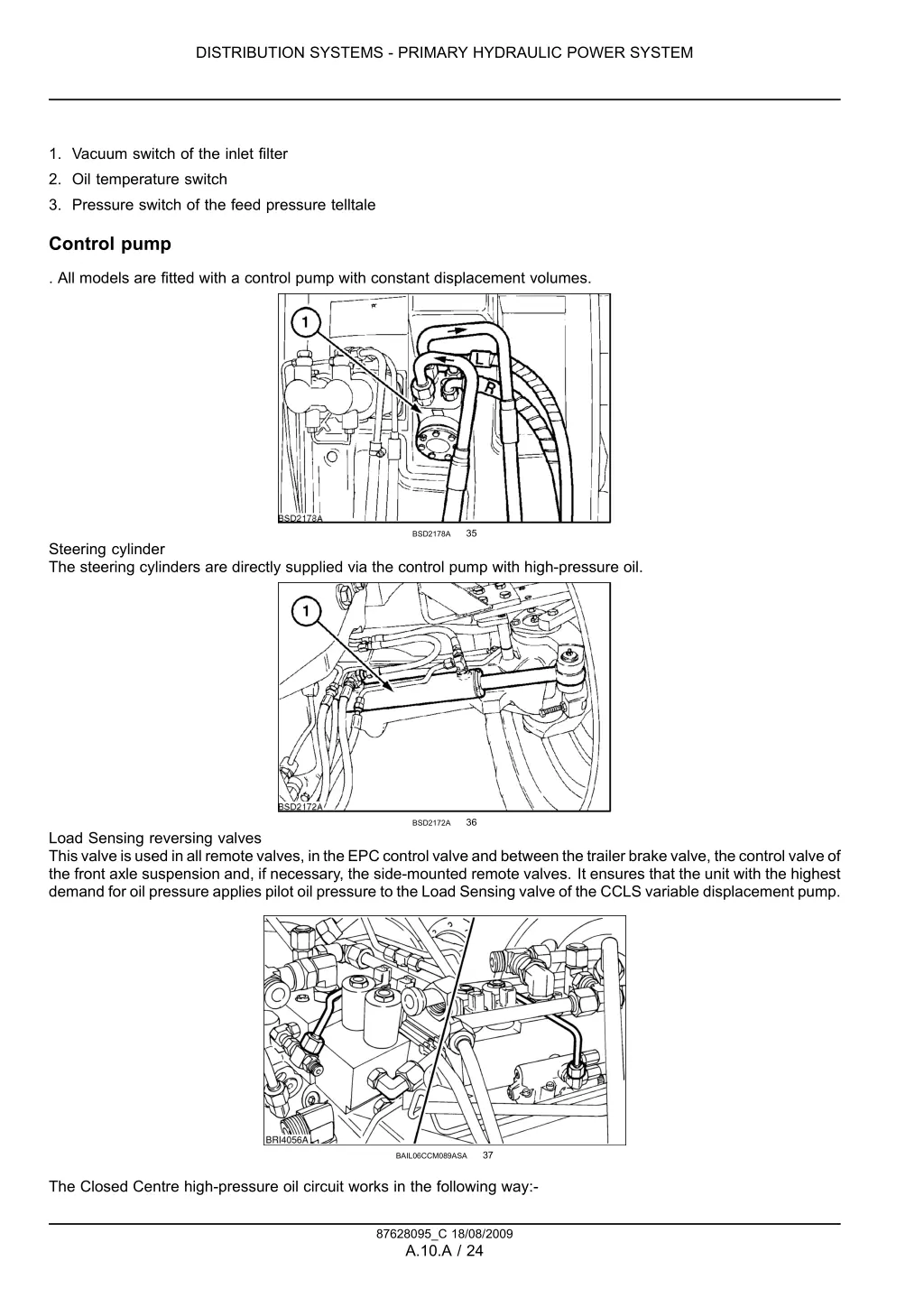 distribution systems primary hydraulic power 19