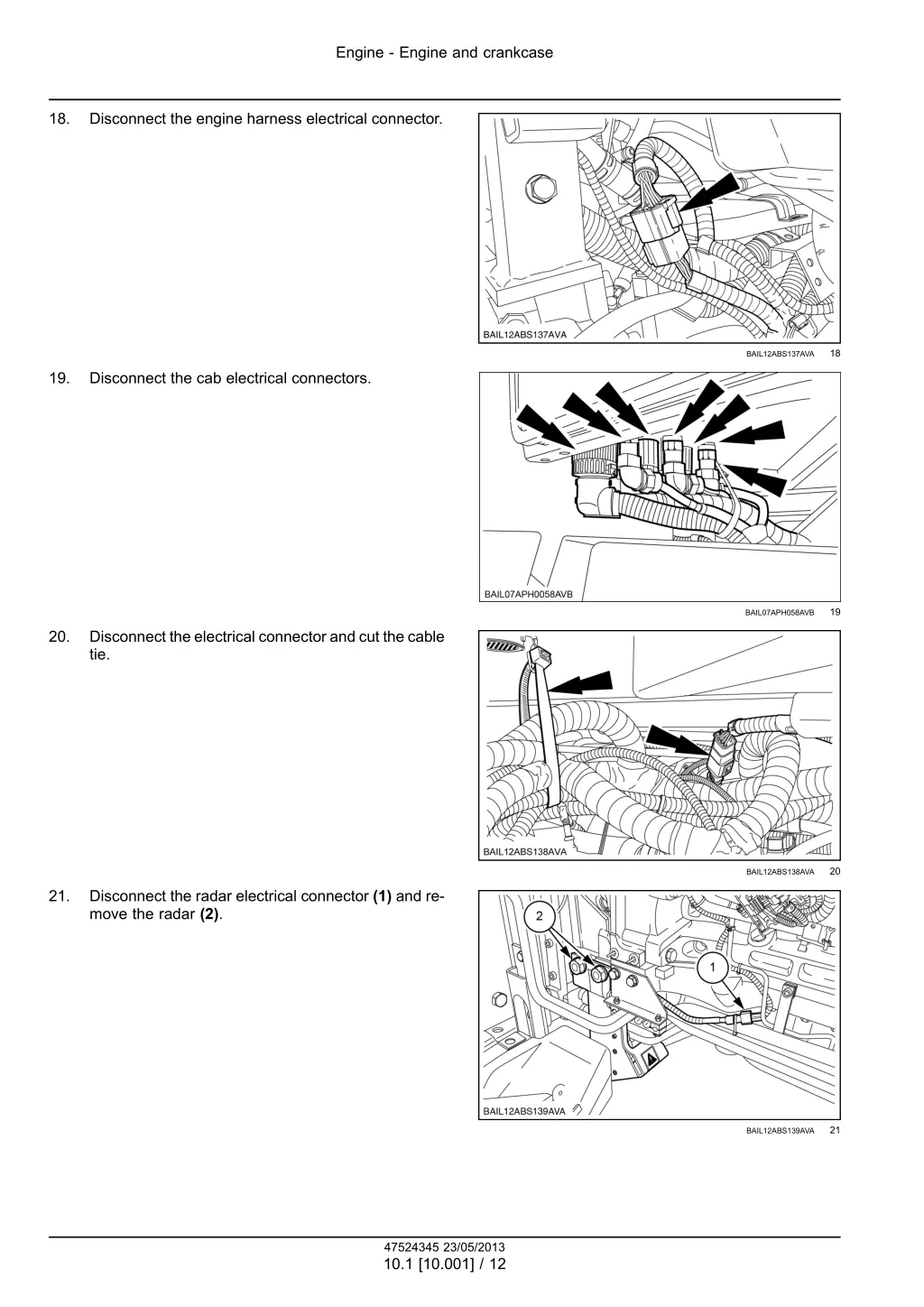 engine engine and crankcase 7