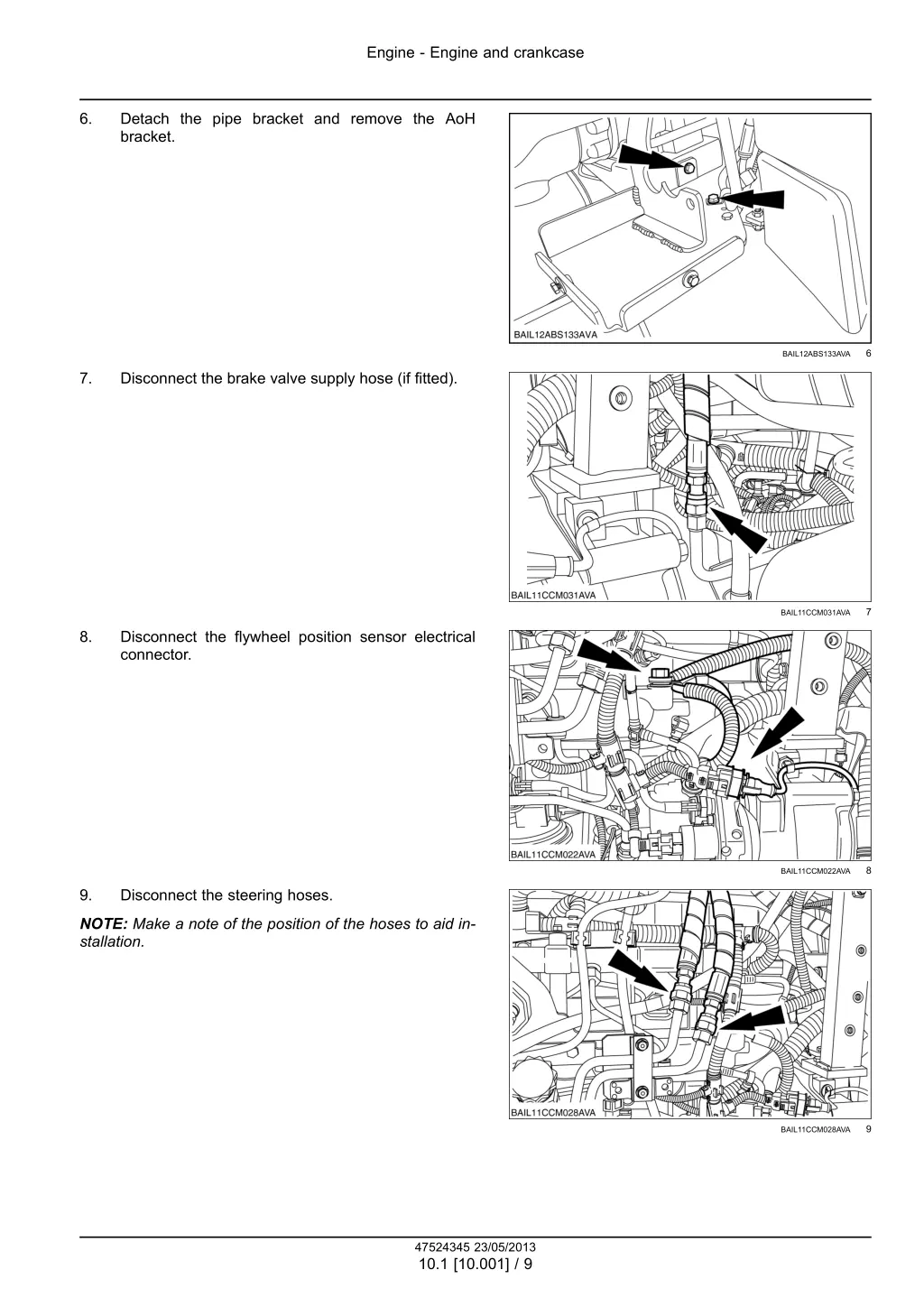 engine engine and crankcase 4