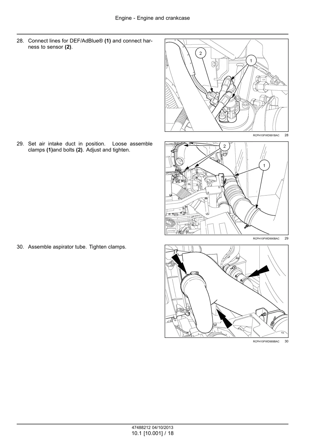 engine engine and crankcase 15