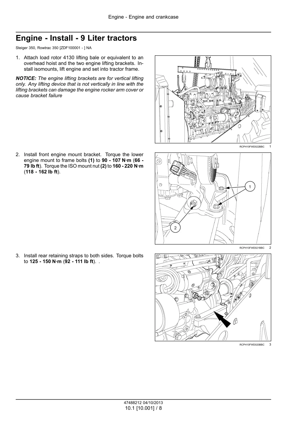 engine engine and crankcase 5