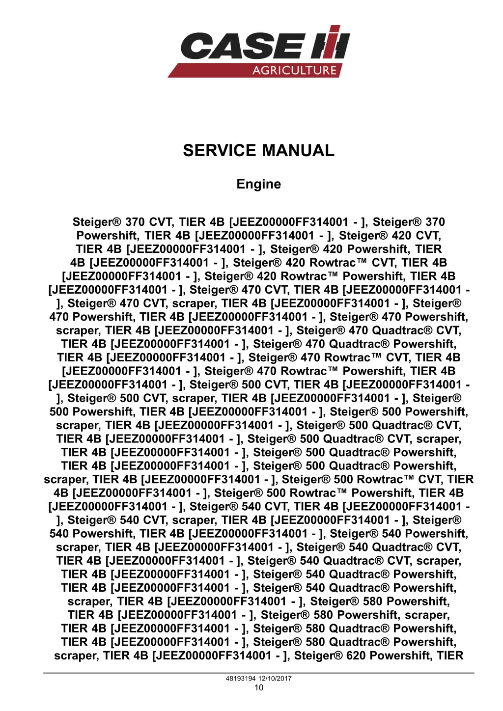 service manual 1