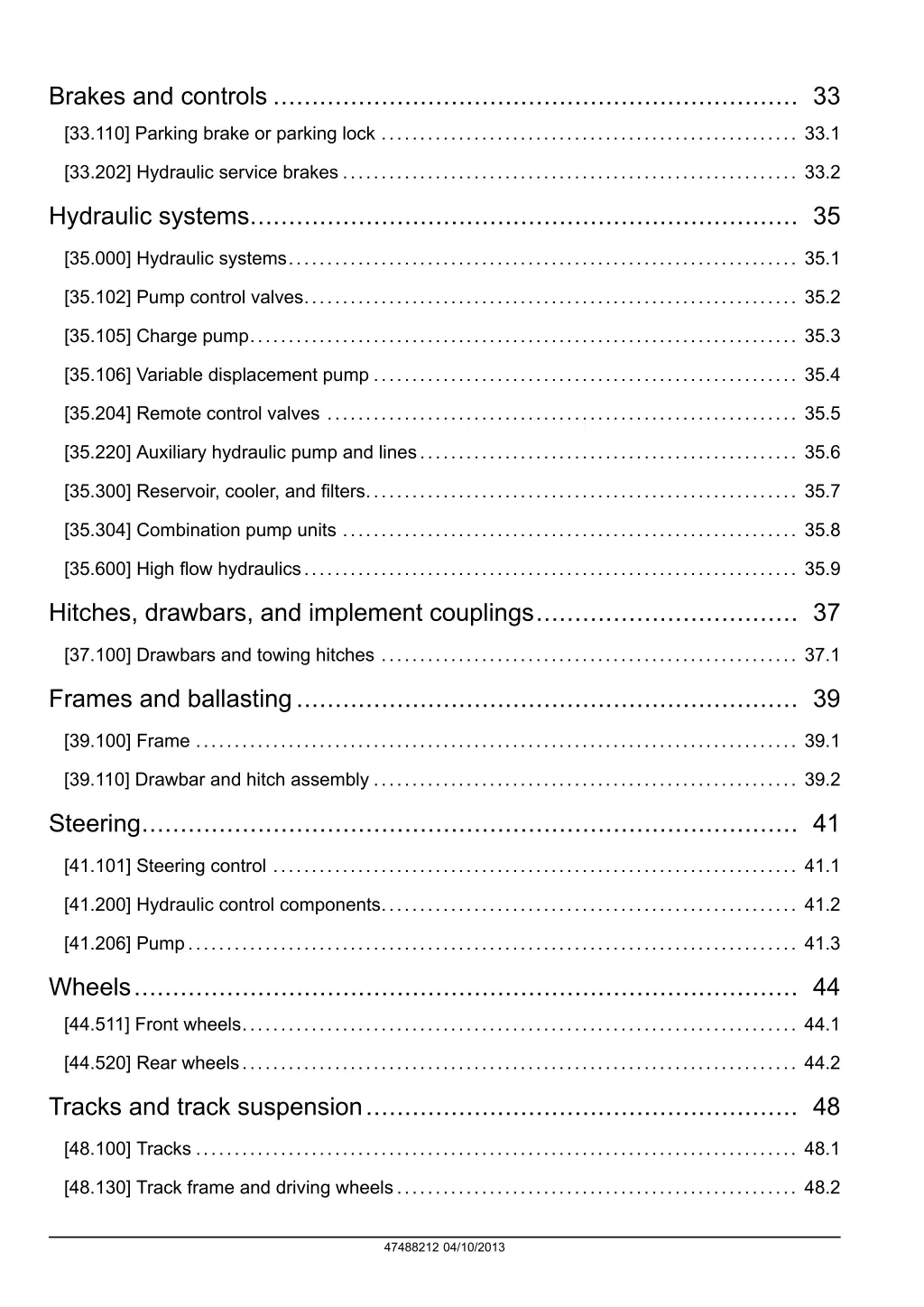 brakes and controls 33