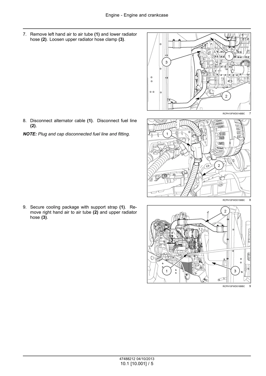 engine engine and crankcase 2