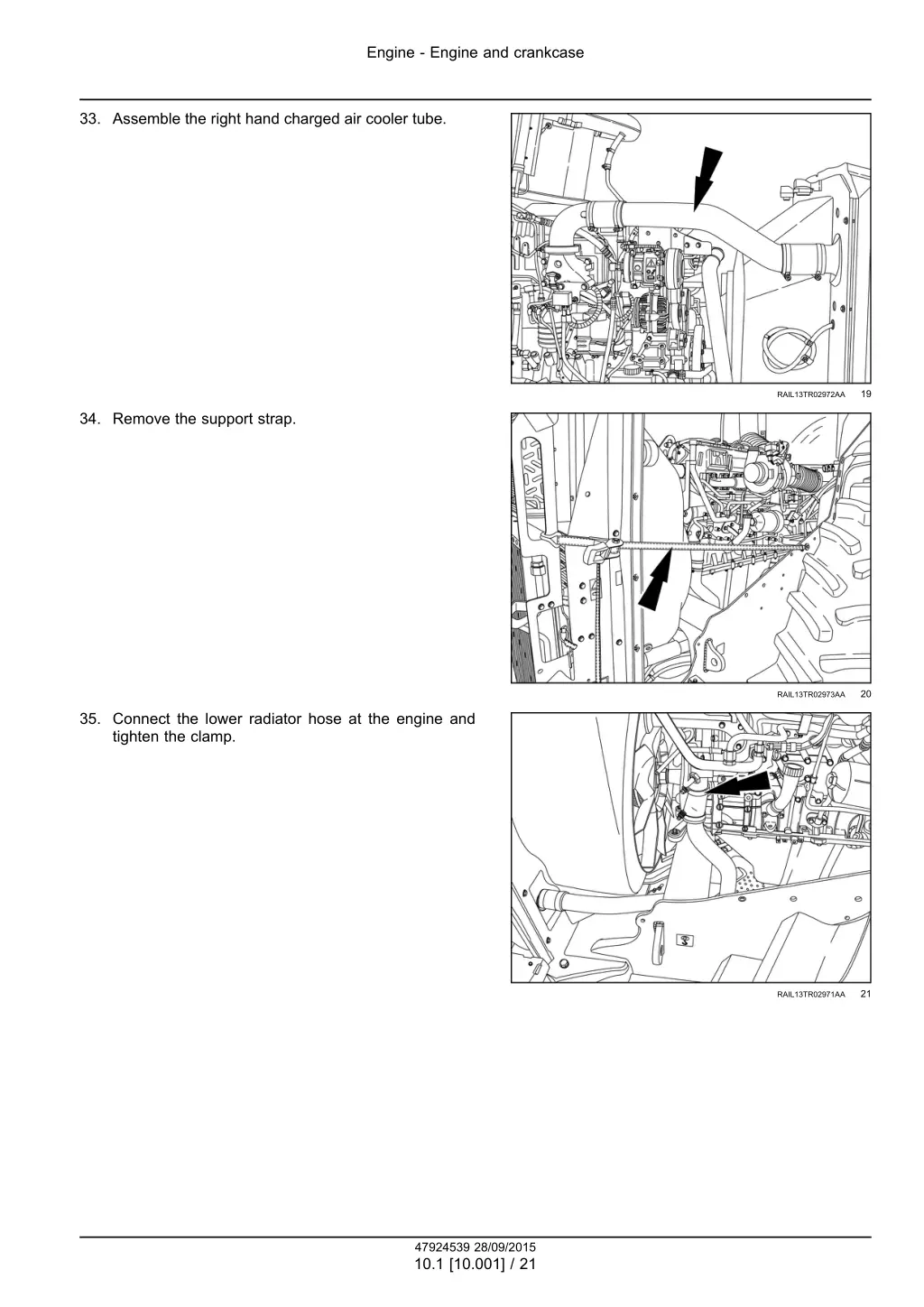 engine engine and crankcase 18