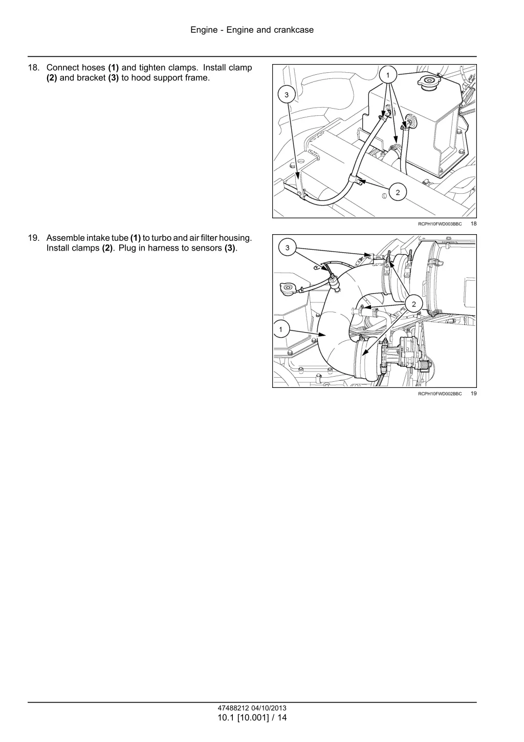 engine engine and crankcase 11