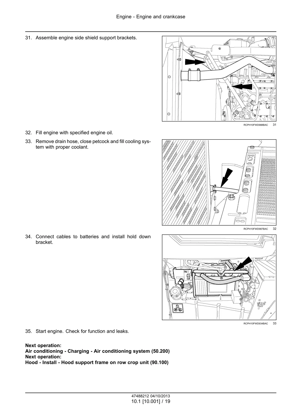 engine engine and crankcase 16