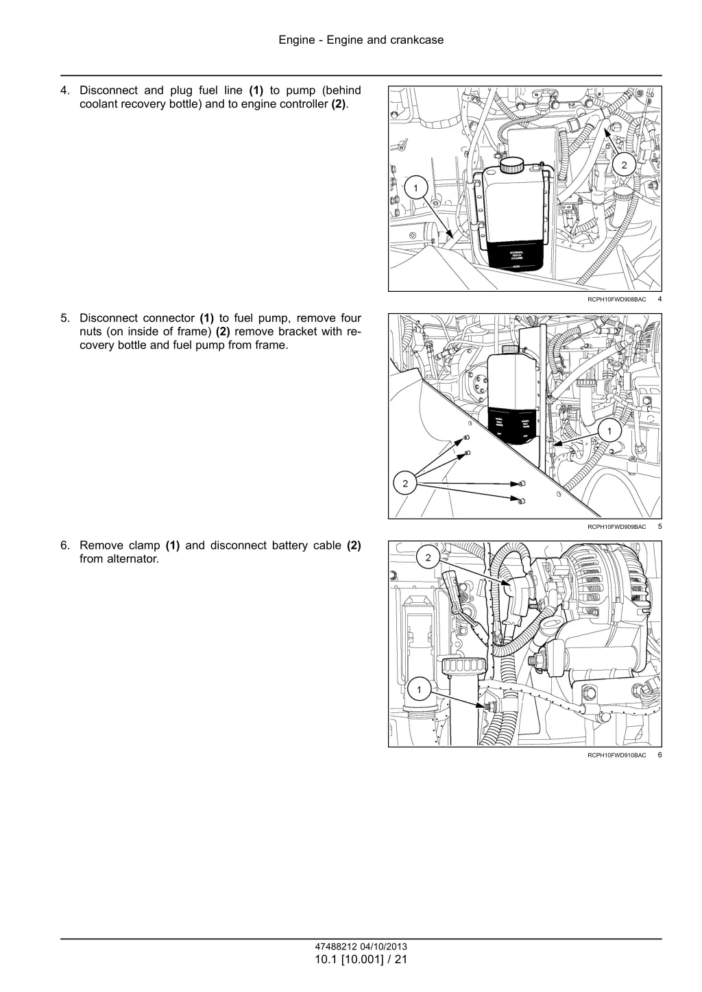 engine engine and crankcase 18