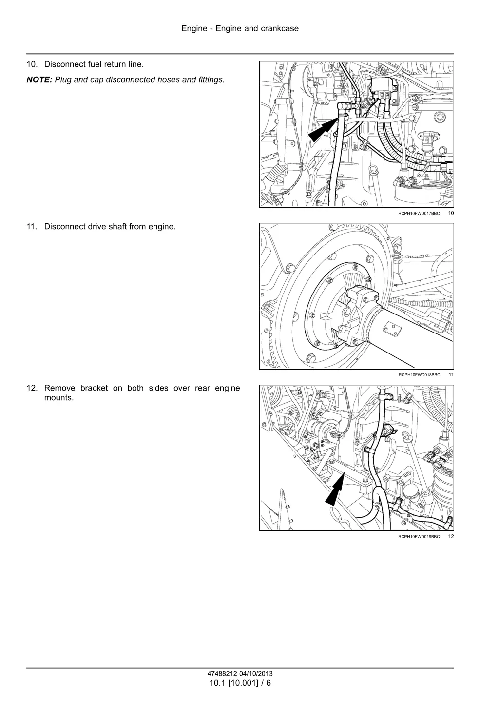 engine engine and crankcase 3