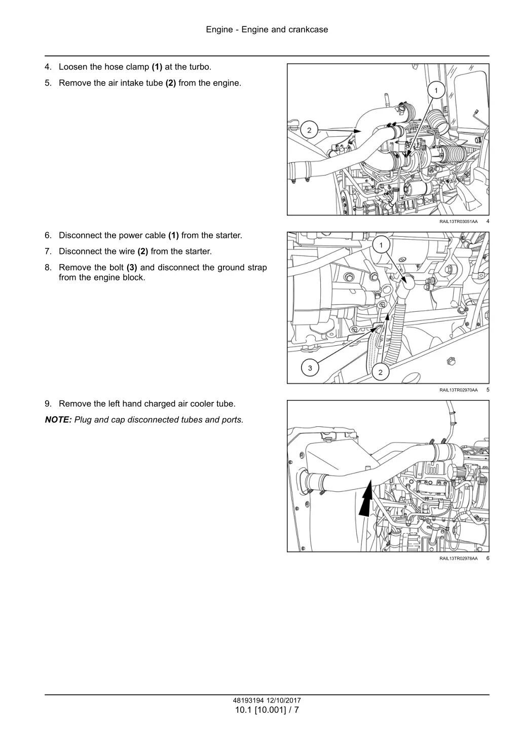 engine engine and crankcase 4