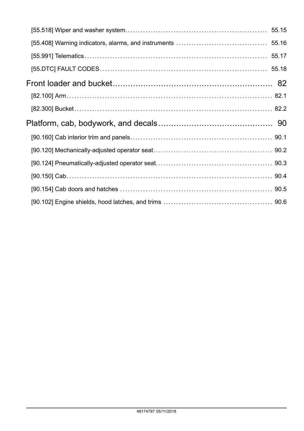 55 518 wiper and washer system 55 15