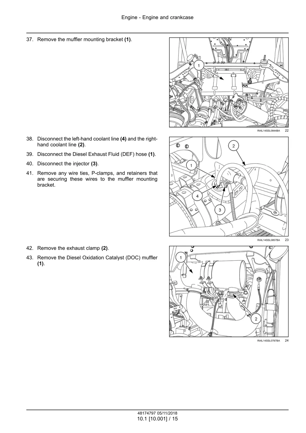 engine engine and crankcase 12