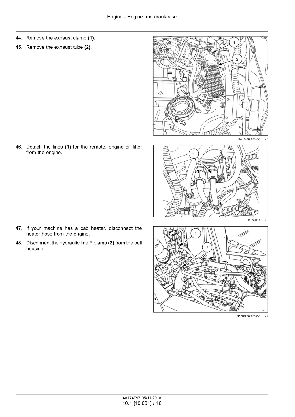 engine engine and crankcase 13